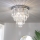 Brilagi - LED Crystal ceiling light MOZART 5xE14/40W/230V shiny chrome