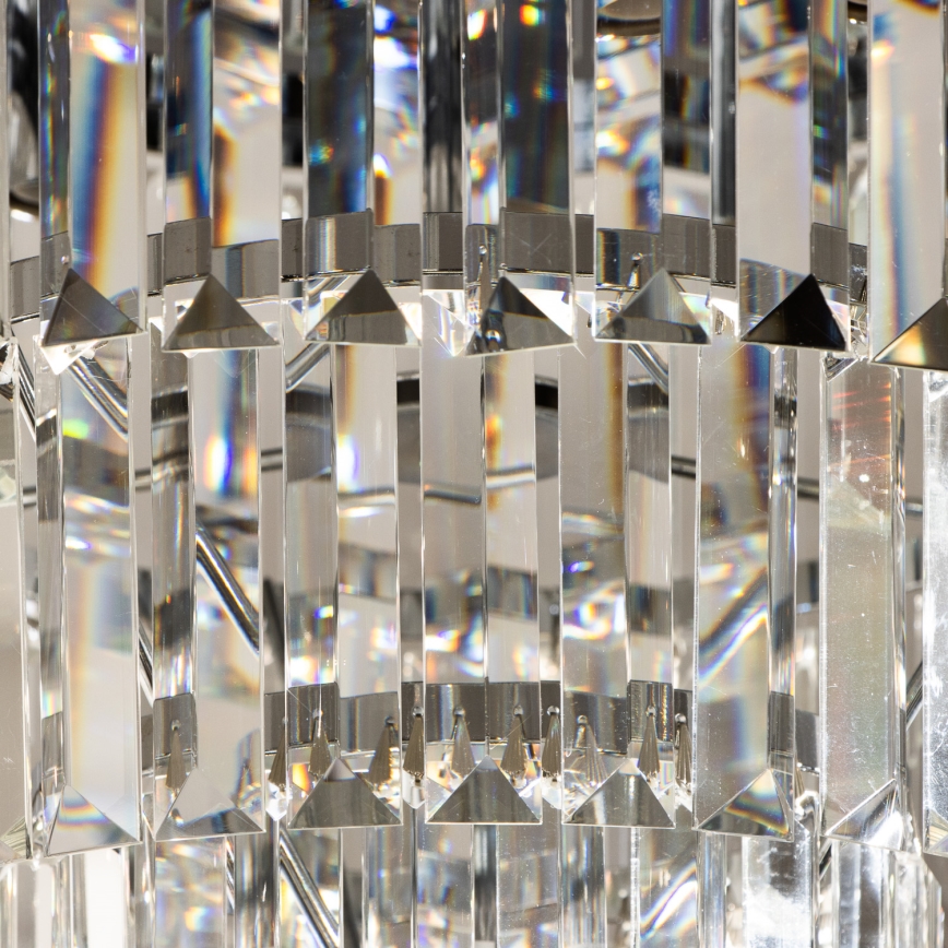 Brilagi - LED Crystal ceiling light MOZART 5xE14/40W/230V shiny chrome