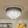 Brilagi - LED Crystal ceiling light VELURE 5xE14/40W/230V black