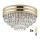 Brilagi - LED Crystal ceiling light VELURE 5xE14/40W/230V gold
