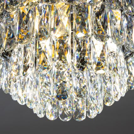 Brilagi - LED Crystal ceiling light VELURE 5xE14/40W/230V gold