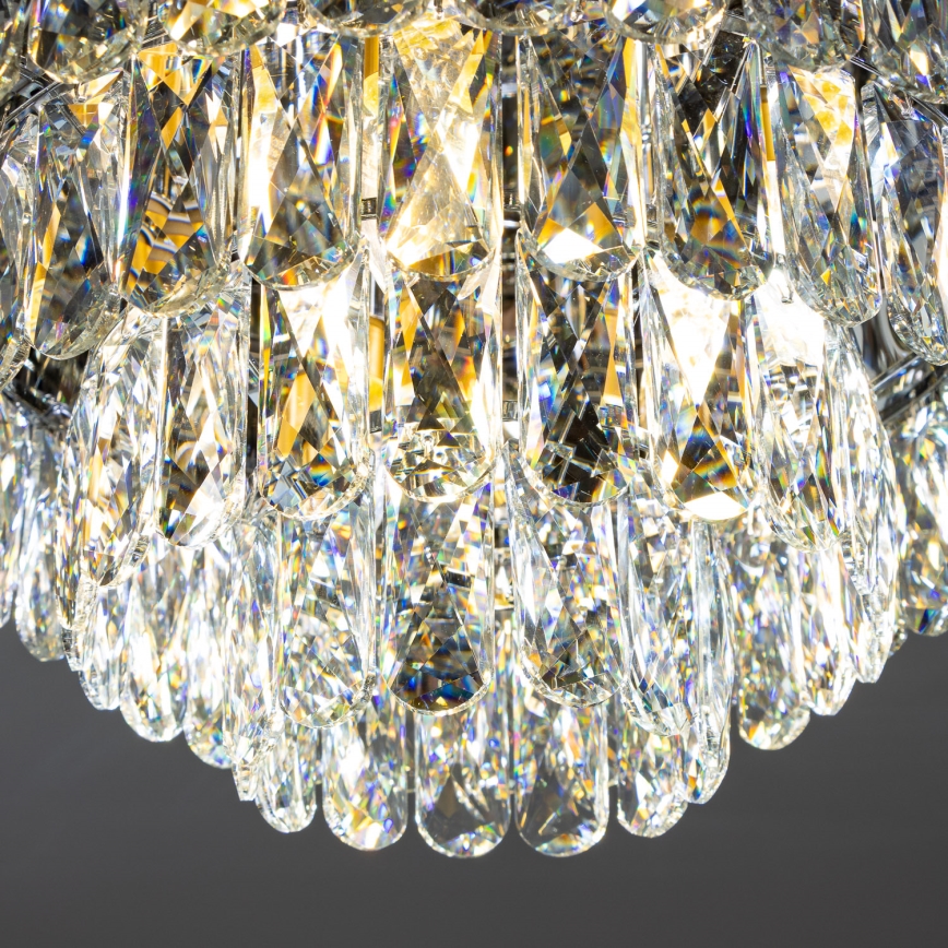 Brilagi - LED Crystal ceiling light VELURE 5xE14/40W/230V gold