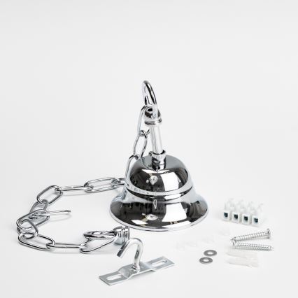 Brilagi - LED Crystal chandelier on a chain MOZART 4xE14/40W/230V shiny chrome