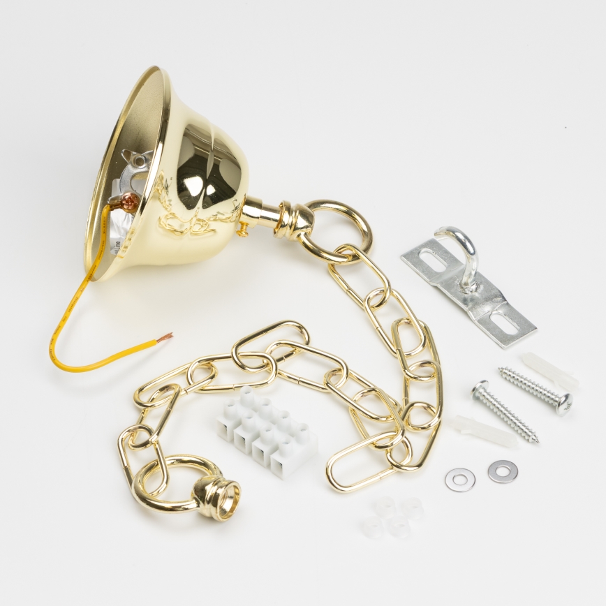 Brilagi - LED Crystal chandelier on a chain MOZART 5xE14/40W/230V gold