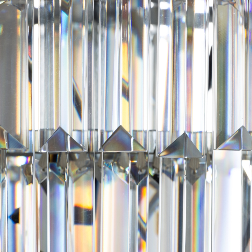 Brilagi - LED Crystal chandelier on a chain MOZART 5xE14/40W/230V shiny chrome