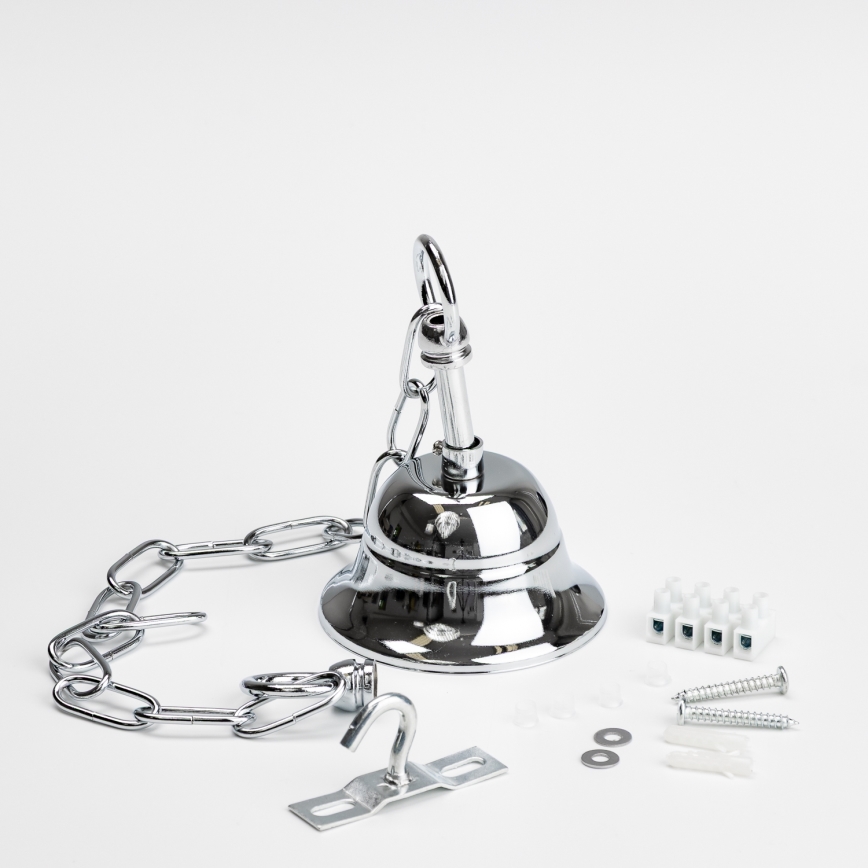 Brilagi - LED Crystal chandelier on a chain MOZART 5xE14/40W/230V shiny chrome