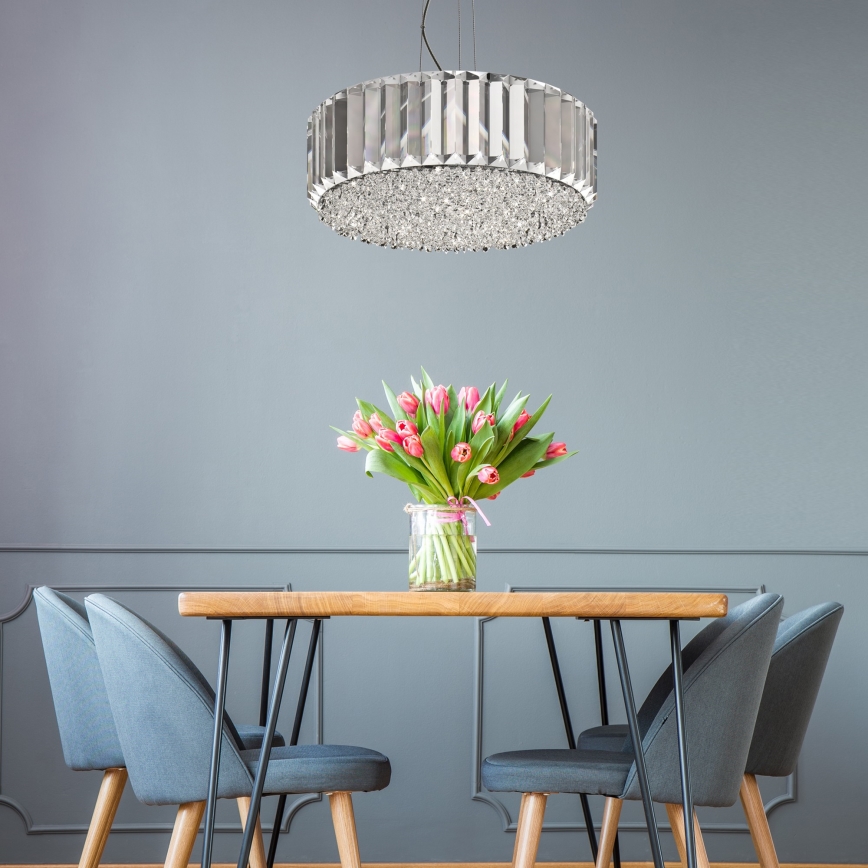 Brilagi - LED Crystal chandelier on a string GLAMOUR 5xG9/42W/230V