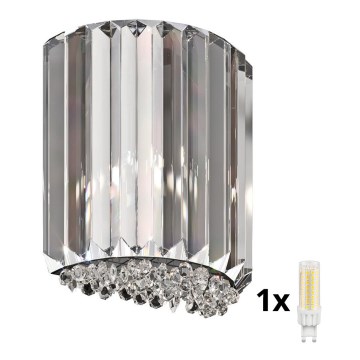 Brilagi - LED Crystal wall light GLAMOUR 1xG9/42W/230V