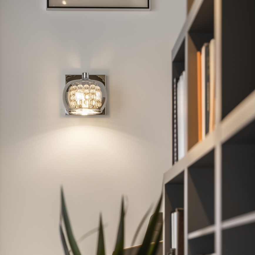 Brilagi - LED Crystal wall light JEWEL 1xG9/42W/230V