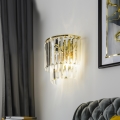 Brilagi - LED Crystal wall light MOZART 2xE14/40W/230V gold
