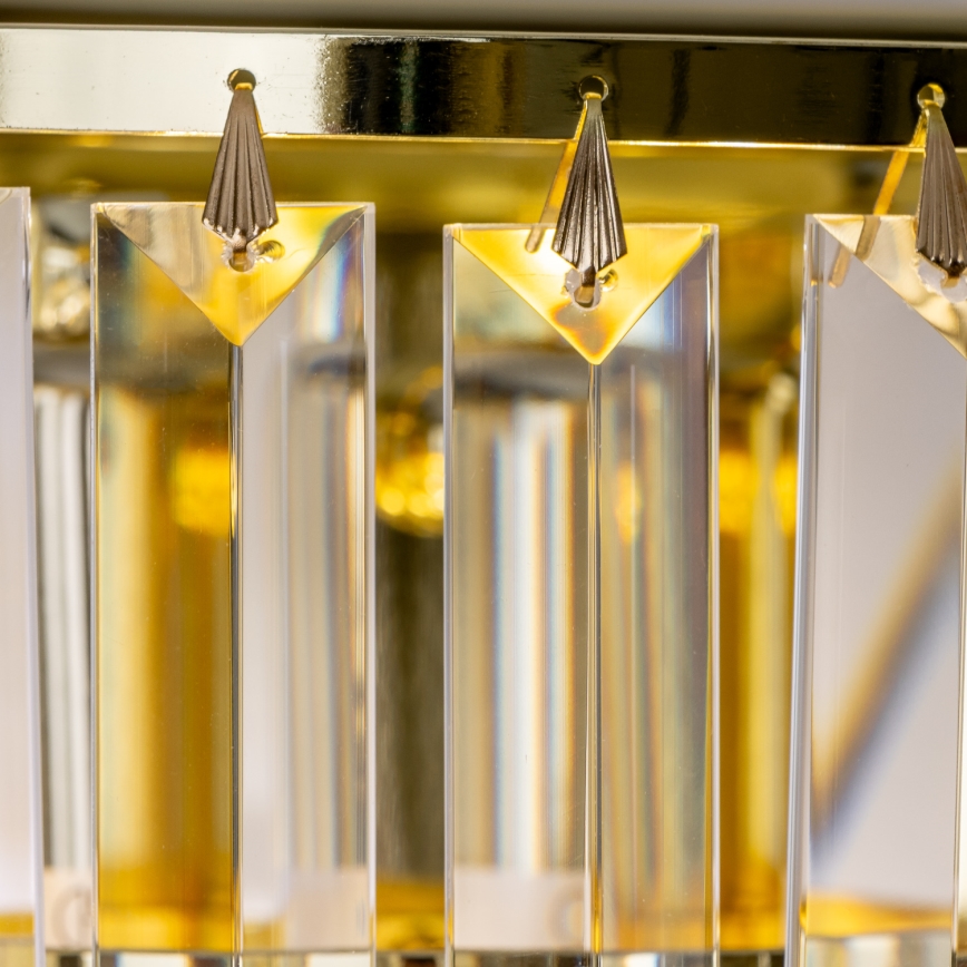 Brilagi - LED Crystal wall light MOZART 2xE14/40W/230V gold