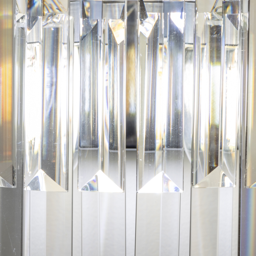 Brilagi - LED Crystal wall light MOZART 2xE14/40W/230V shiny chrome