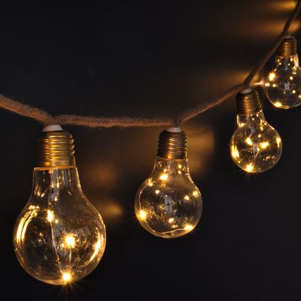 Brilagi - LED Decorative chain 10xLED/3xAA 1,8m warm white