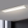 Brilagi - LED Dimmable bathroom ceiling light FRAME SMART LED/50W/230V 120x30 cm 3000-6000K IP44 silver + remote control