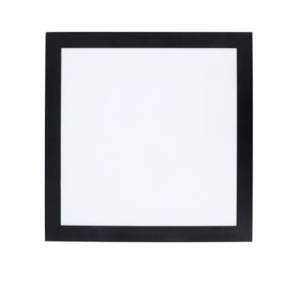 Brilagi - LED Dimmable bathroom ceiling light FRAME SMART LED/24W/230V 30x30 cm 3000-6000K IP44 black + remote control