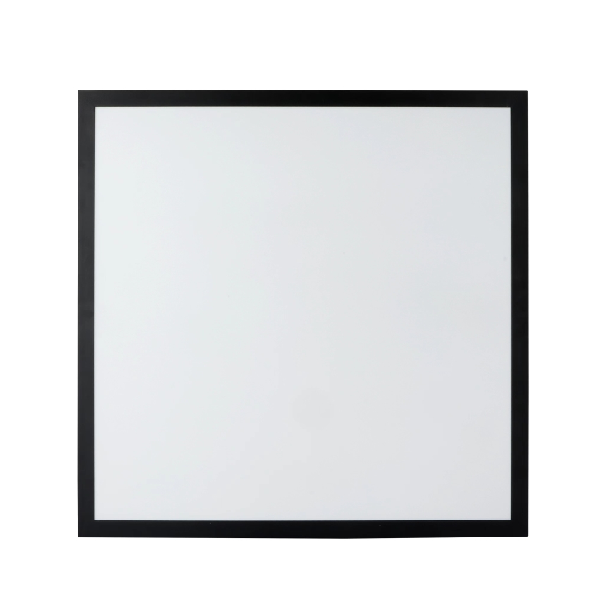 Brilagi - LED Dimmable Bathroom Ceiling Light FRAME SMART LED/50W/230V 60x60 cm 3000-6000K IP44 Black + Remote Control