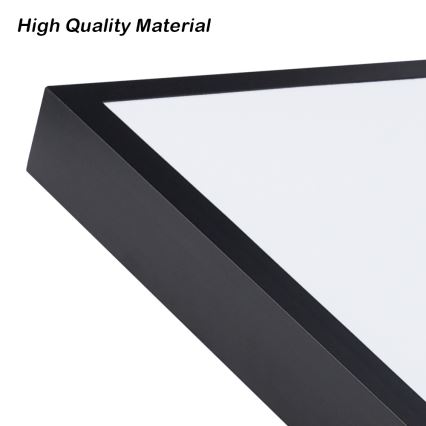 Brilagi - LED Dimmable Bathroom Ceiling Light FRAME SMART LED/96W/230V 120x60 cm 3000-6000K IP44 Black + Remote Control