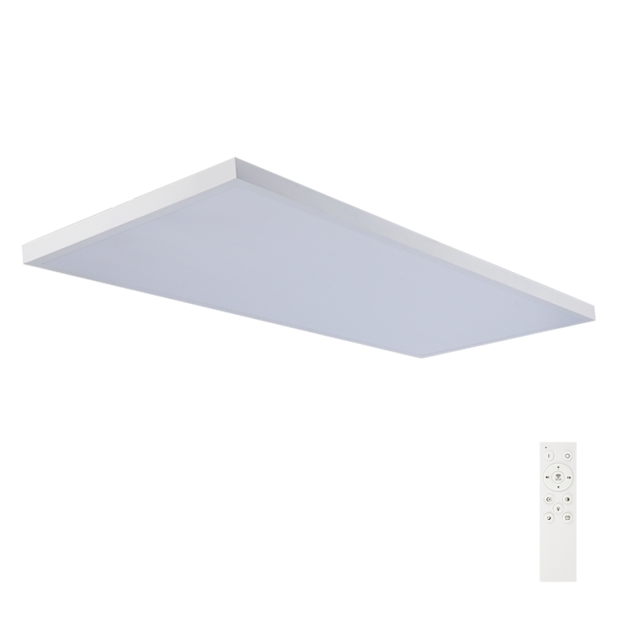 Brilagi - Dimmable LED Bathroom Ceiling Light FRAME SMART LED/96W/230V 120x60 cm 3000-6000K IP44 White + Remote Control