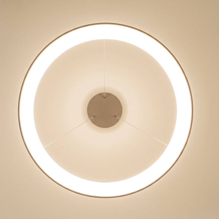 BRILAGI - LED Dimmable pendant light on cable FALCON II LED/108W/230V 3000-6500K Ø 80 cm beige + remote control