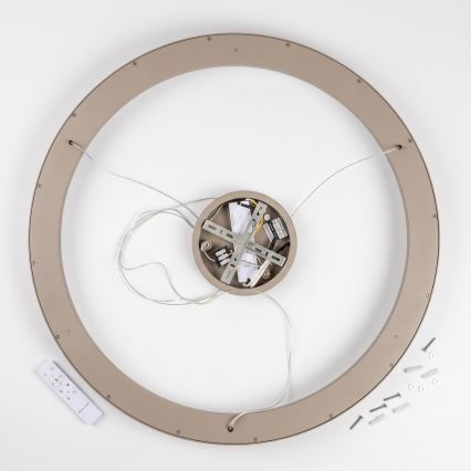 BRILAGI - LED Dimmable pendant light on cable FALCON II LED/108W/230V 3000-6500K Ø 80 cm beige + remote control