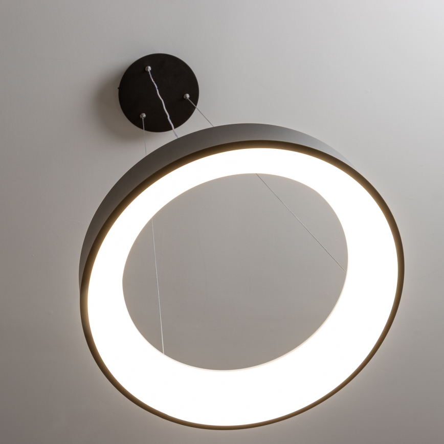 Brilagi - FALCON LED Dimmable Cable Pendant Light LED/80W/230V 3000-6500K dia. 60 cm Black + Remote Control