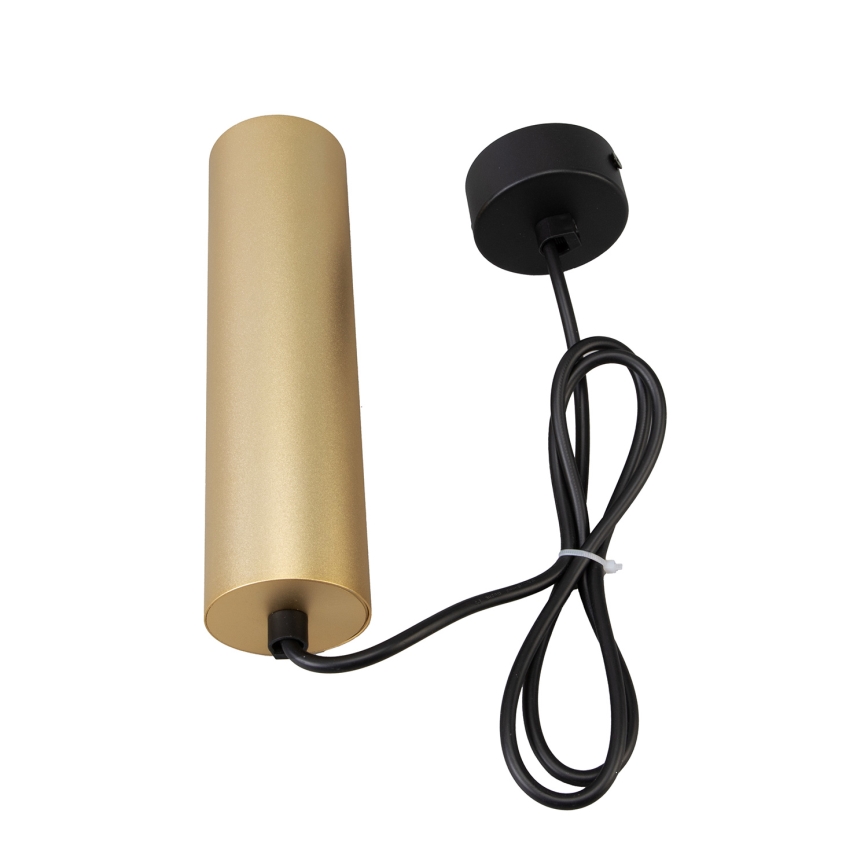 Brilagi - LED RGBW Dimmable cable-suspended pendant SELE 1xGU10/4,8W/230V 3000K black/gold + remote control