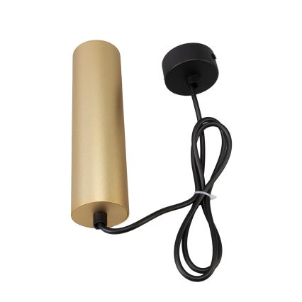 Brilagi - LED RGBW Dimmable cable-suspended pendant SELE 1xGU10/6W/230V 3000K black/gold + remote control