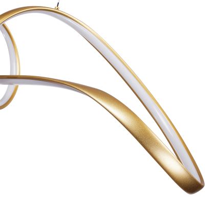 Brilagi - TWISTER LED Dimmable Cable Pendant Light LED/60W/230V 3000-6000K Gold + Remote Control