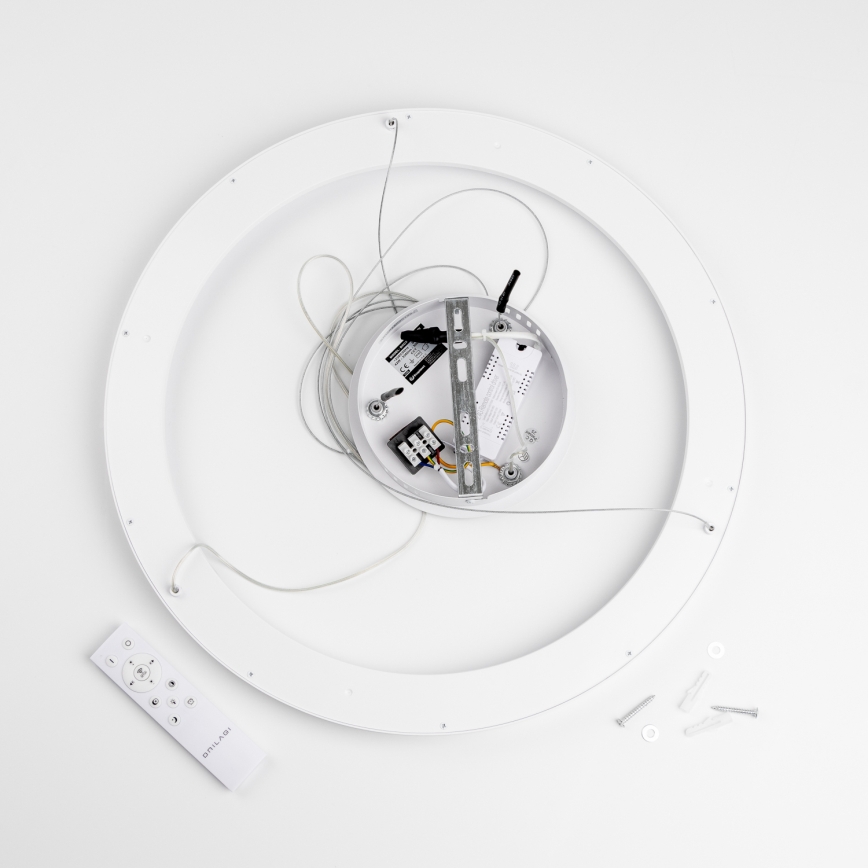Brilagi - LED dimmable pendant on cable FALCON SLIM LED/42W/230V 3000-6500K Ø 50 cm white + remote control