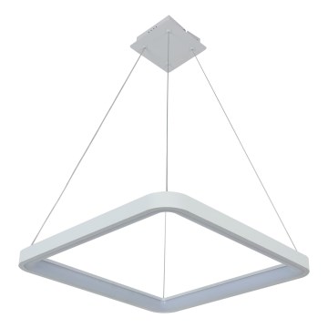 Brilagi - LED Dimmable Cable Pendant Light FALCON SLIM LED/50W/230V 3000-6500K 50x50 cm White + Remote Control