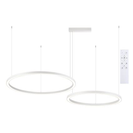 Brilagi - LED Dimmable Cable Pendant PORTOFINO LED/98W/230V 3000-6000K White + Remote Control