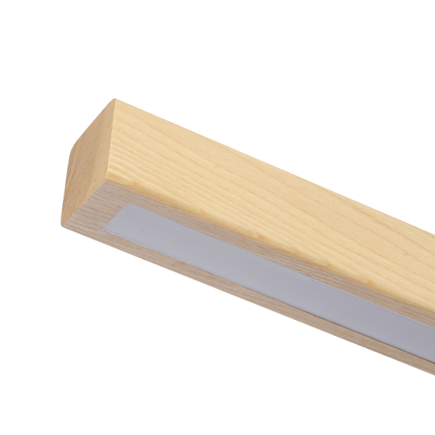 Brilagi - OAK SMART LED Dimmable Cable Pendant Light / 30W / 230V / Wi‑Fi Tuya – Oak Finish + Remote Control