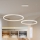 Brilagi - LED Dimmable Cable Pendant PORTOFINO LED/98W/230V 3000-6000K White + Remote Control