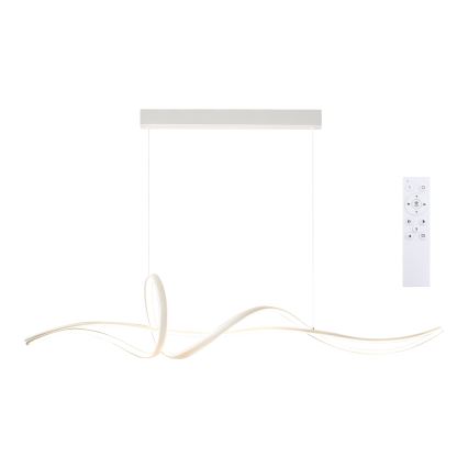 Brilagi - SIGNATURE LED Dimmable Cable Pendant Lamp LED/55W/230V 3000-6000K 120x23 cm White + Remote Control