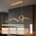 Brilagi - LED Dimmable Cable Pendant SIGNATURE LED/55W/230V 3000-6000K 120x23 cm gold + remote control