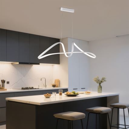 Brilagi - TWISTER Dimmable LED Cable Pendant Light LED/60W/230V 3000-6000K White + Remote Control