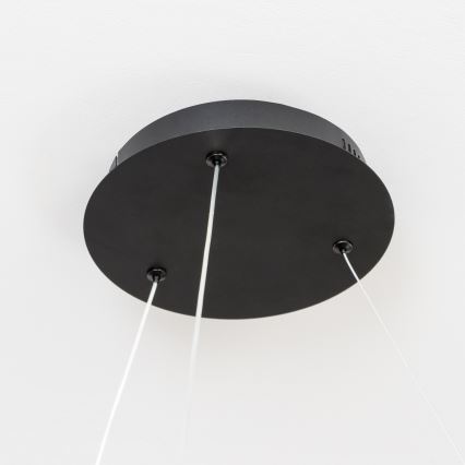 Brilagi - LED Dimmable Cable-Suspended Pendant FALCON II LED/99W/230V 3000-6500K Ø 60 cm Black + Remote Control