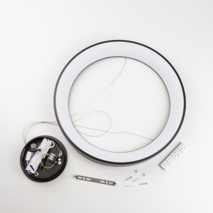 Brilagi - LED Dimmable Cable-Suspended Pendant FALCON II LED/99W/230V 3000-6500K Ø 60 cm Black + Remote Control