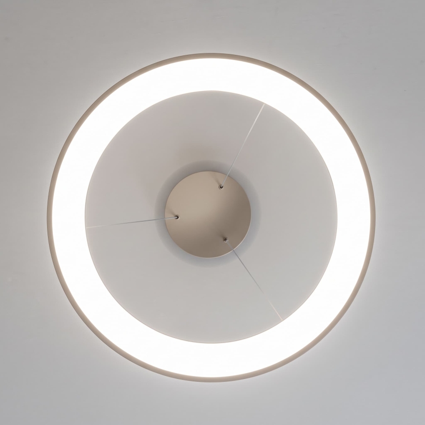 BRILAGI - Dimmable LED cable-suspended pendant FALCON II LED/99W/230V 3000-6500K Ø 60 cm beige + remote control