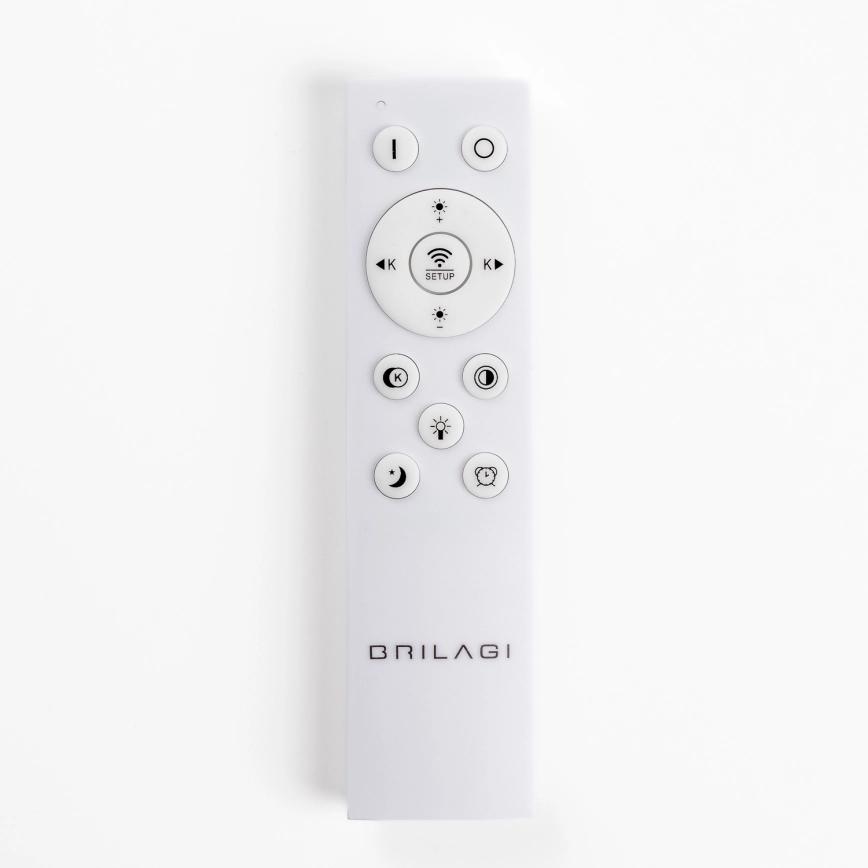 BRILAGI - Dimmable LED cable-suspended pendant FALCON II LED/99W/230V 3000-6500K Ø 60 cm beige + remote control