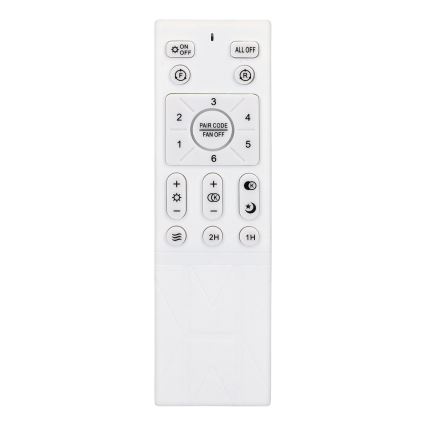 Brilagi - LED Dimmable ceiling fan LED/30W/230V 3000-6500K black + remote control