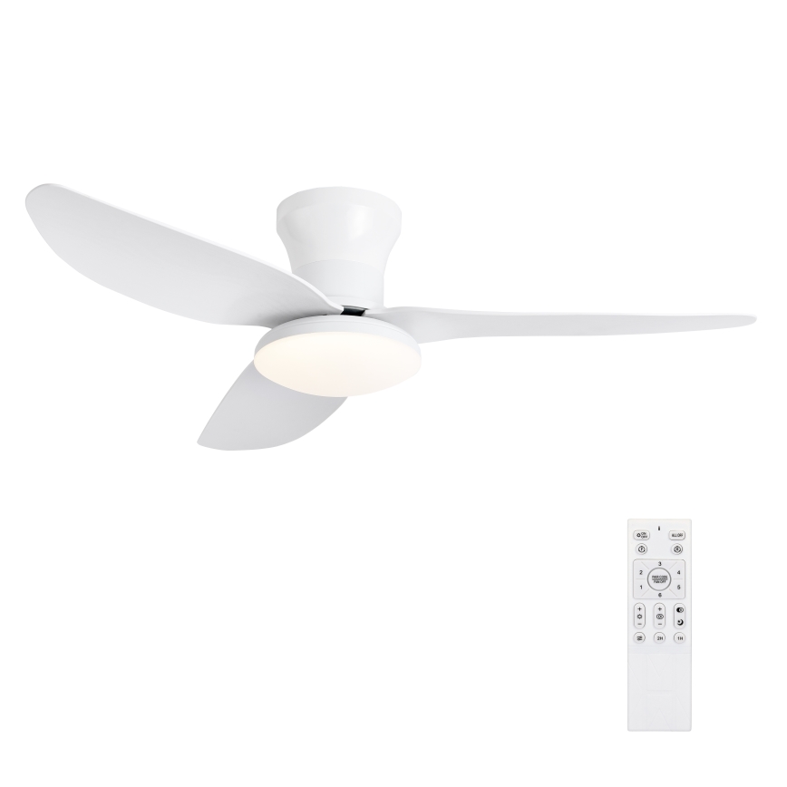 Brilagi - LED Dimmable ceiling fan LED/30W/230V 3000-6500K white + remote control