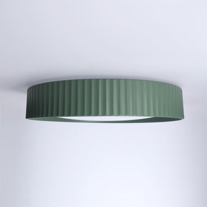 Brilagi - LUCIA Dimmable LED Ceiling Light, 48W, 230V, 3000–6500 K, Ø 41 cm, Green + Remote Control
