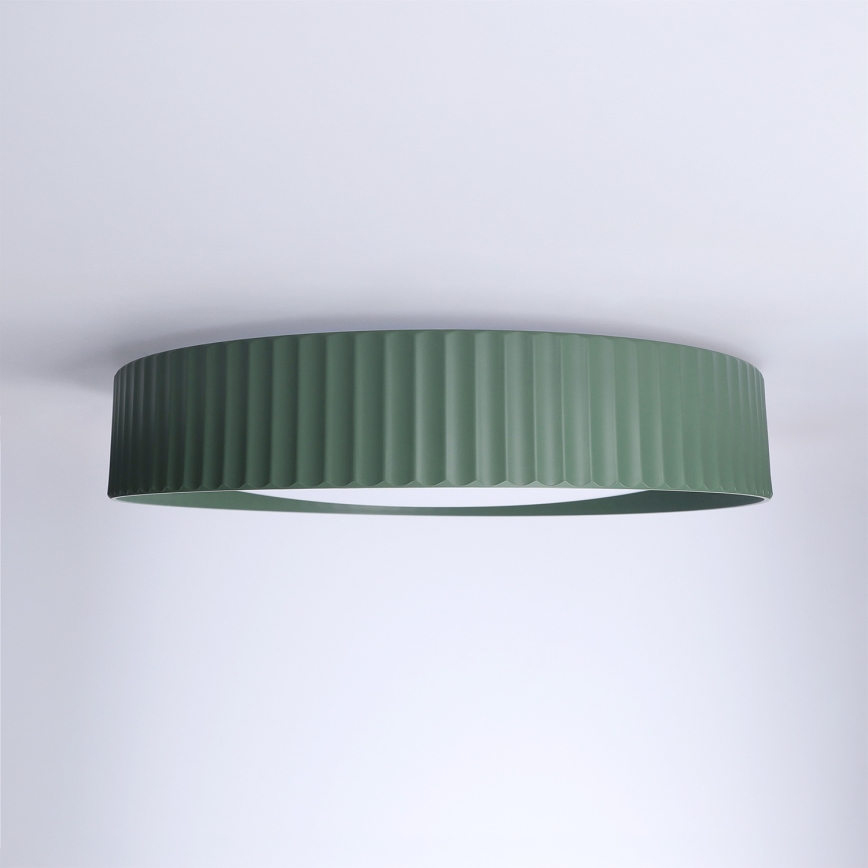 Brilagi - LUCIA Dimmable LED Ceiling Light, 48W, 230V, 3000–6500 K, Ø 41 cm, Green + Remote Control