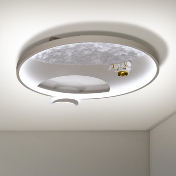 Brilagi - LED Dimmable ceiling light ASTRO LED/20W/230V 3000/4000/6000K + remote control