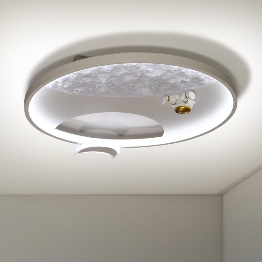 Brilagi - LED Dimmable ceiling light ASTRO LED/20W/230V 3000/4000/6000K + remote control