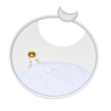 Brilagi - Dimmable LED ceiling light ASTRO LED/20W/230V Ø 50 cm 3000-6000K astronaut + remote control