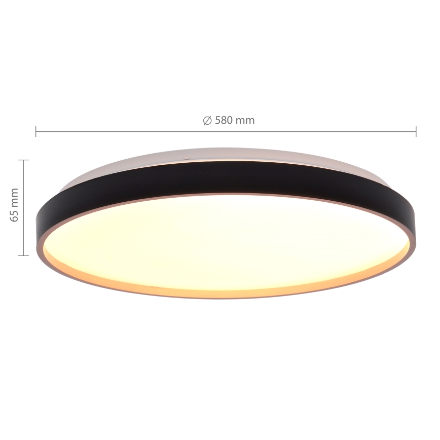 Brilagi - CALA Dimmable LED Ceiling Light LED/60W/230V 3000-6500K Ø58 cm + Remote Control