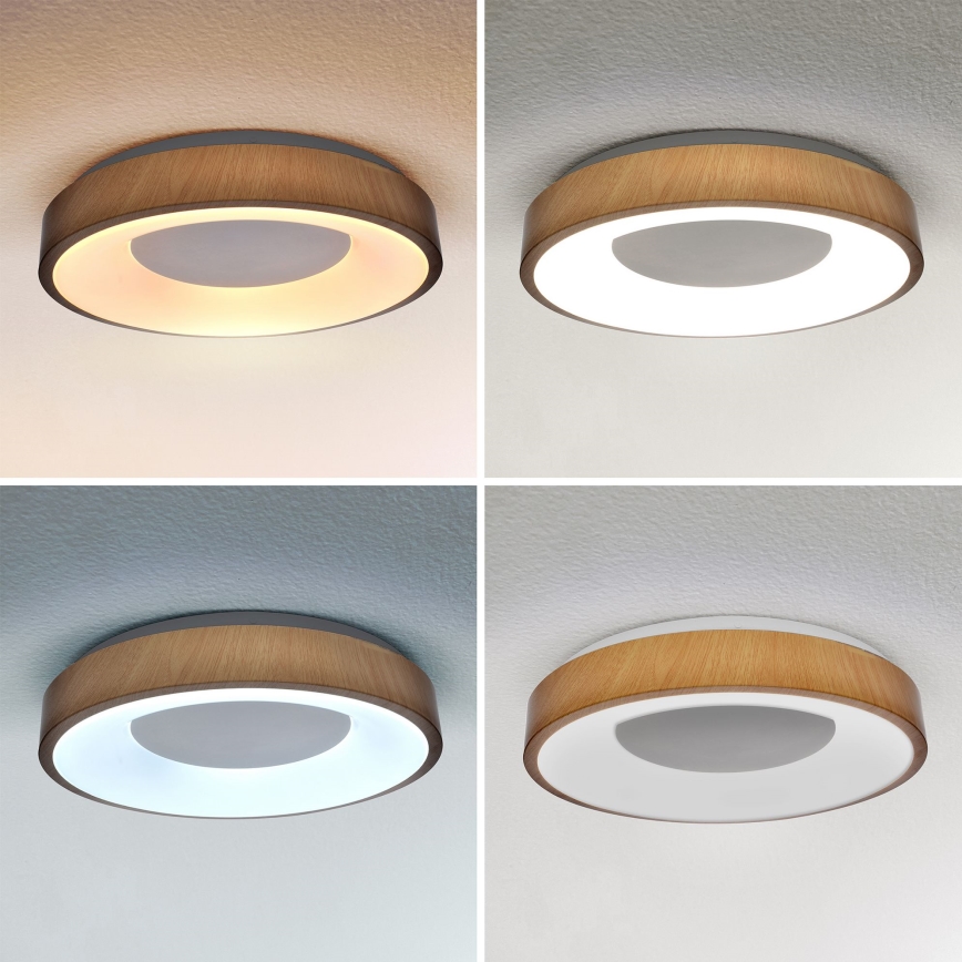 Brilagi - LED Dimmable ceiling light DORIA LED/48W/230V 3000-6500K d. 39 cm + remote control