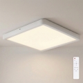 Brilagi - LED Dimmable Ceiling Light ESTELA SQUARE LED/36W/230V 3000-6500K 31x31 cm white + Remote Control